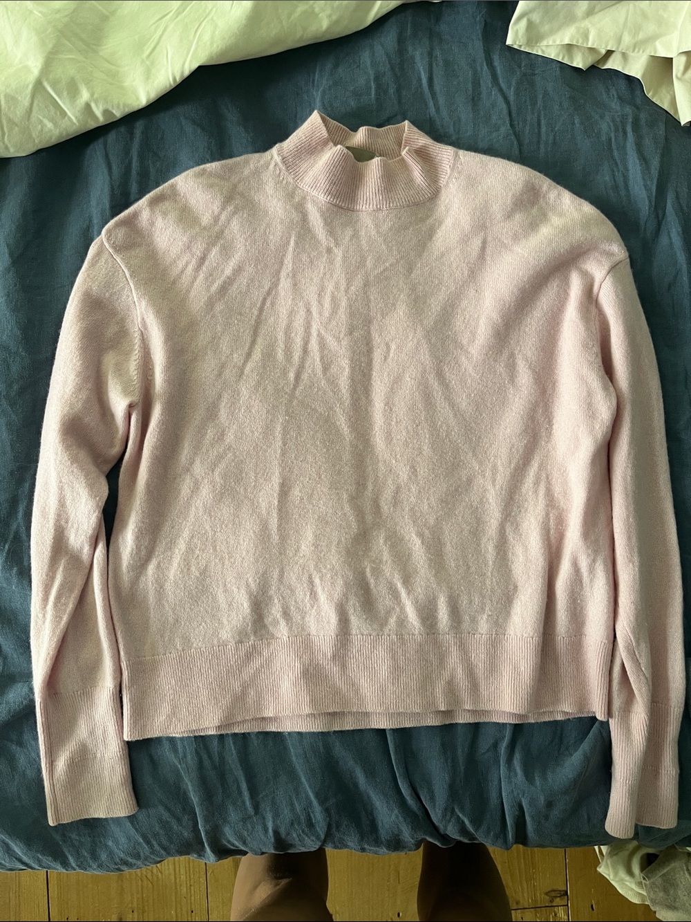 Everlane mock neck cashmere sweater